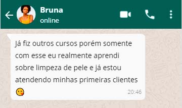 curso de limpeza de pele